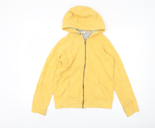 John Lewis Boys Yellow Full Zip Hoodie, 11 Years