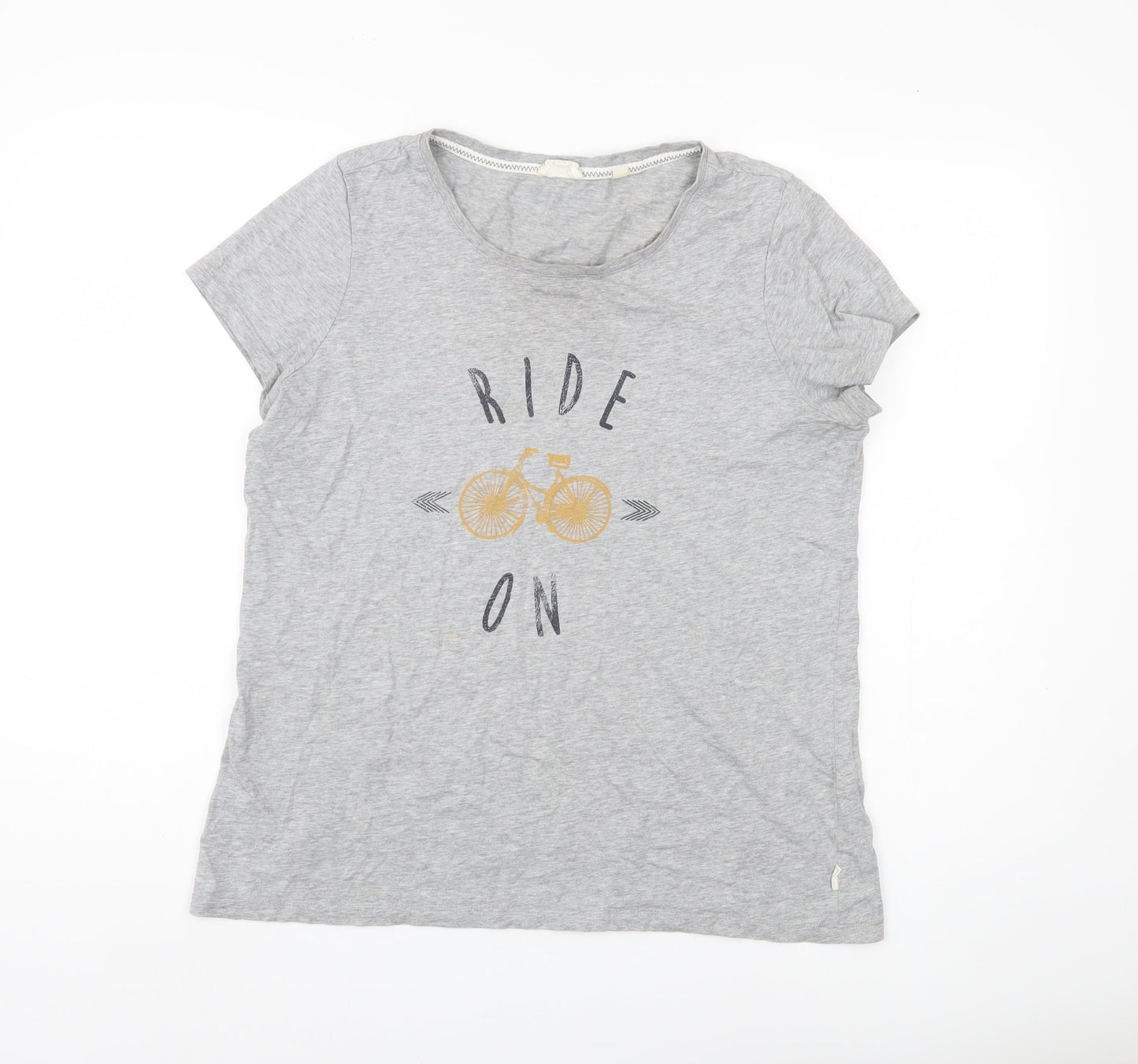 Fat Face Women’s Grey Jersey T-Shirt Size 12