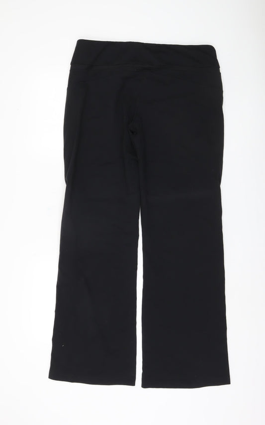 Reebok Women's Black Trousers M Elastic Waist