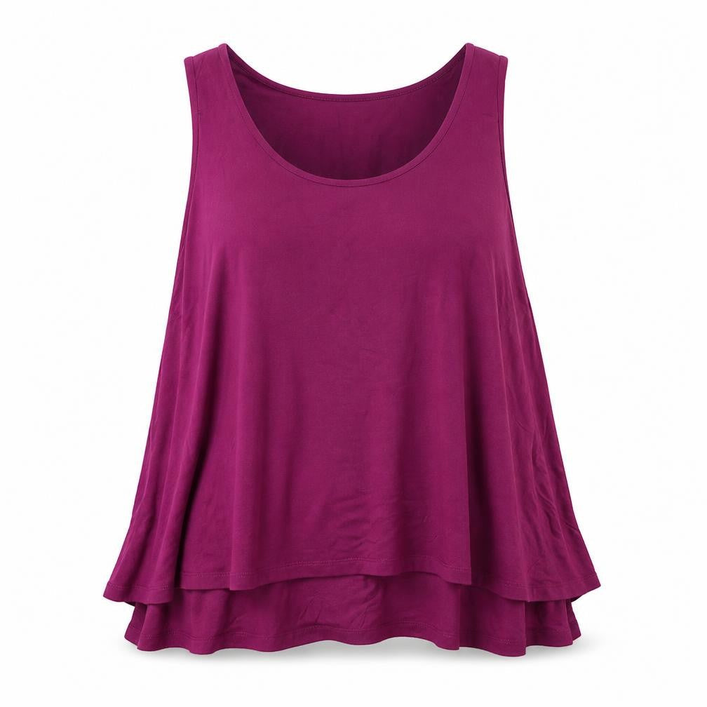 bpc bonprix Women's Purple XL V-Neck Tank