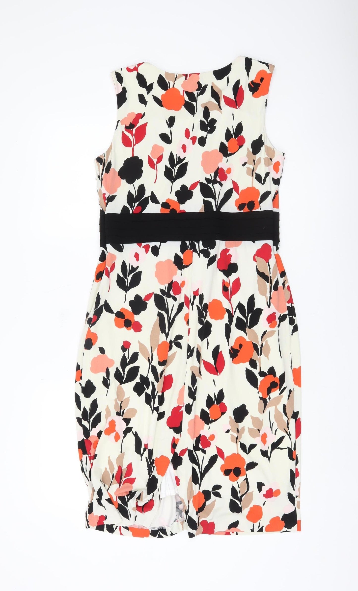 Laura Ashley Women's Multicoloured Floral Sheath Dress Size 12