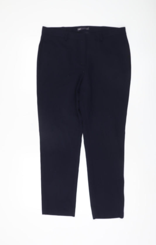 Marks and Spencer Women's Blue Trousers, Size 12