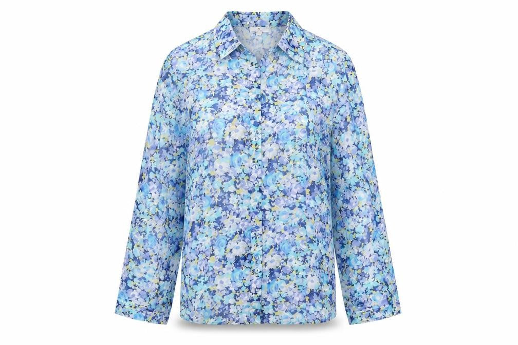 Country Casuals Women's Multicoloured Floral Button-Up Shirt, Size 4