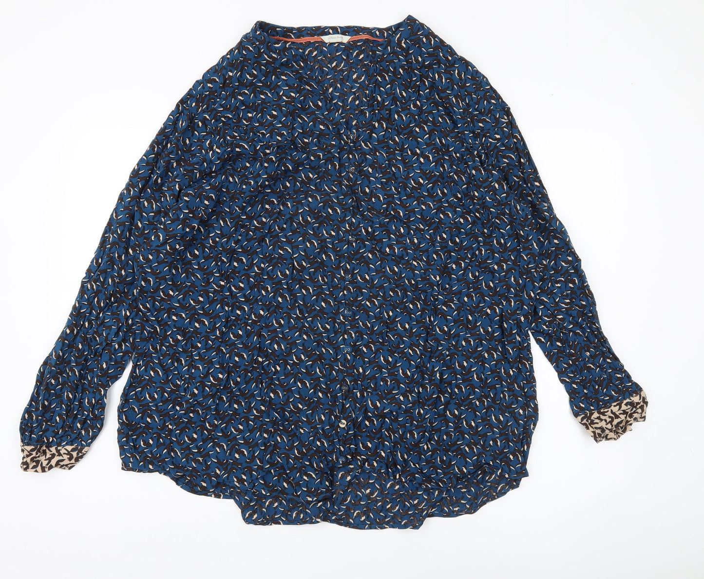 Womens UK Size  White Stuff Blue Viscose Blouse