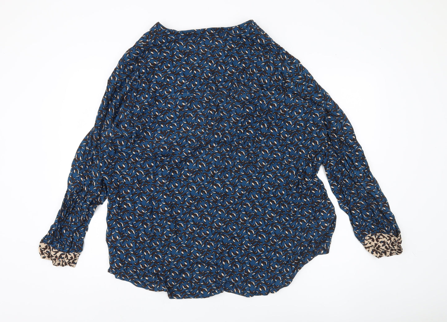 Womens UK Size  White Stuff Blue Viscose Blouse
