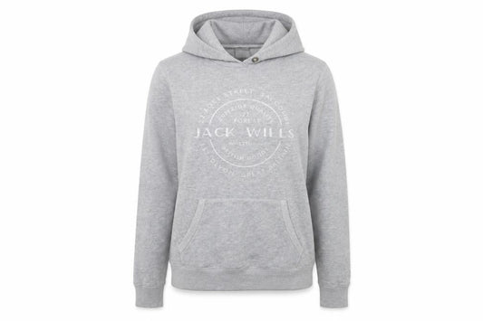 Womens UK 12 Regular Jack Wills Grey Pullover Hoodie
