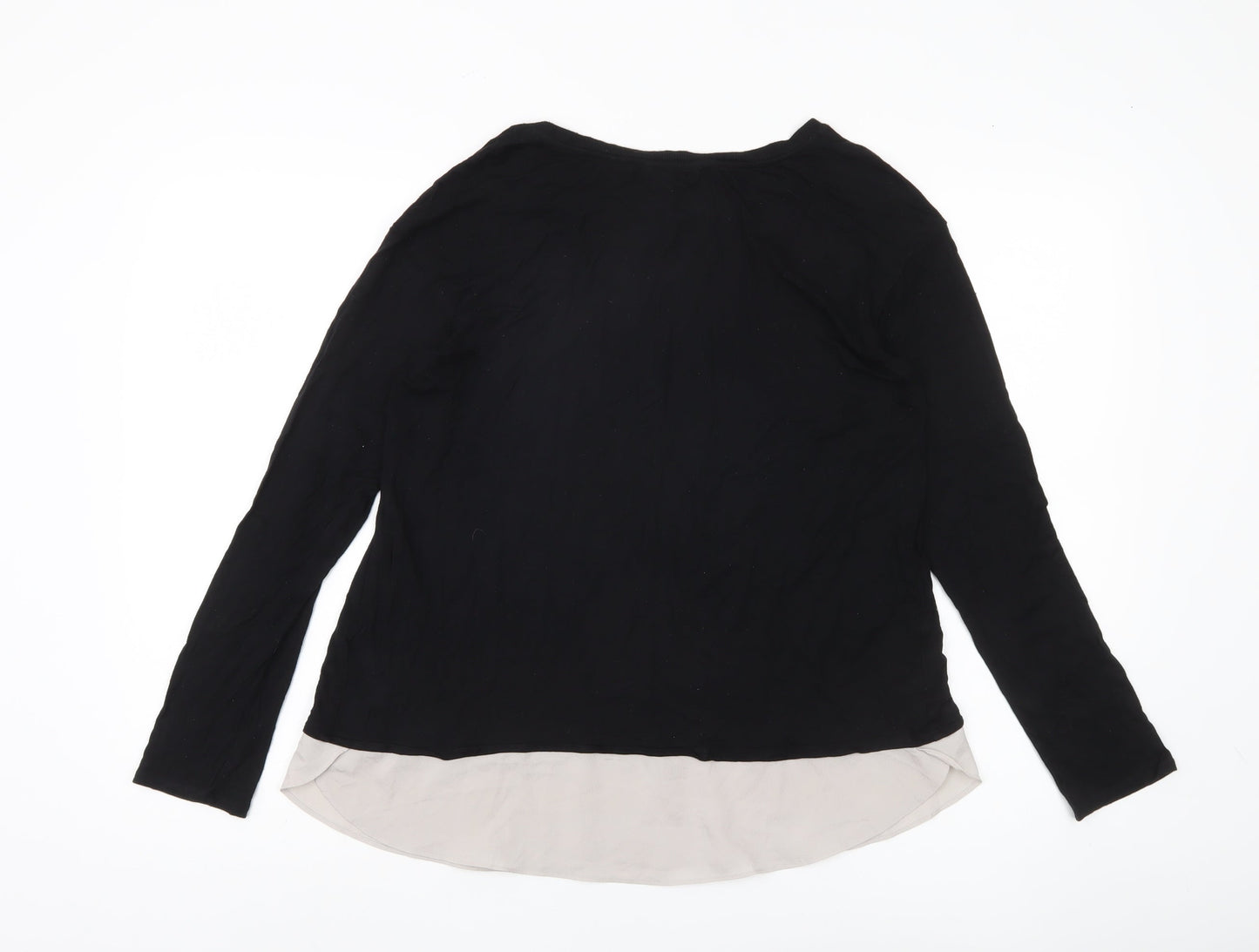 Marks and Spencer Women's Black Blouse - Size 12