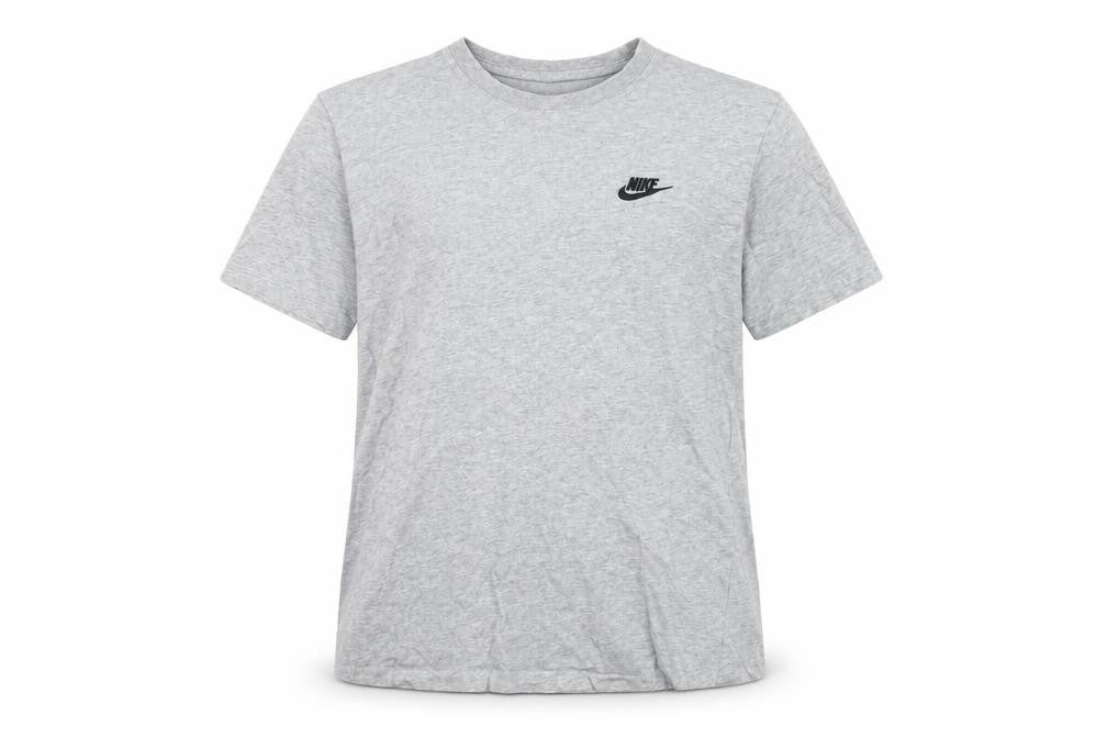 Mens UK Size S Nike Grey  Cotton Blend T-Shirt