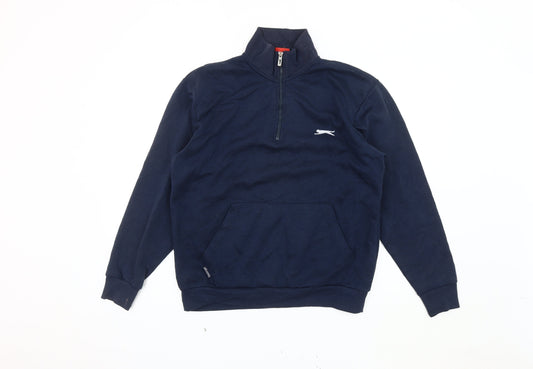 Slazenger Men's Blue Pullover Sweatshirt M