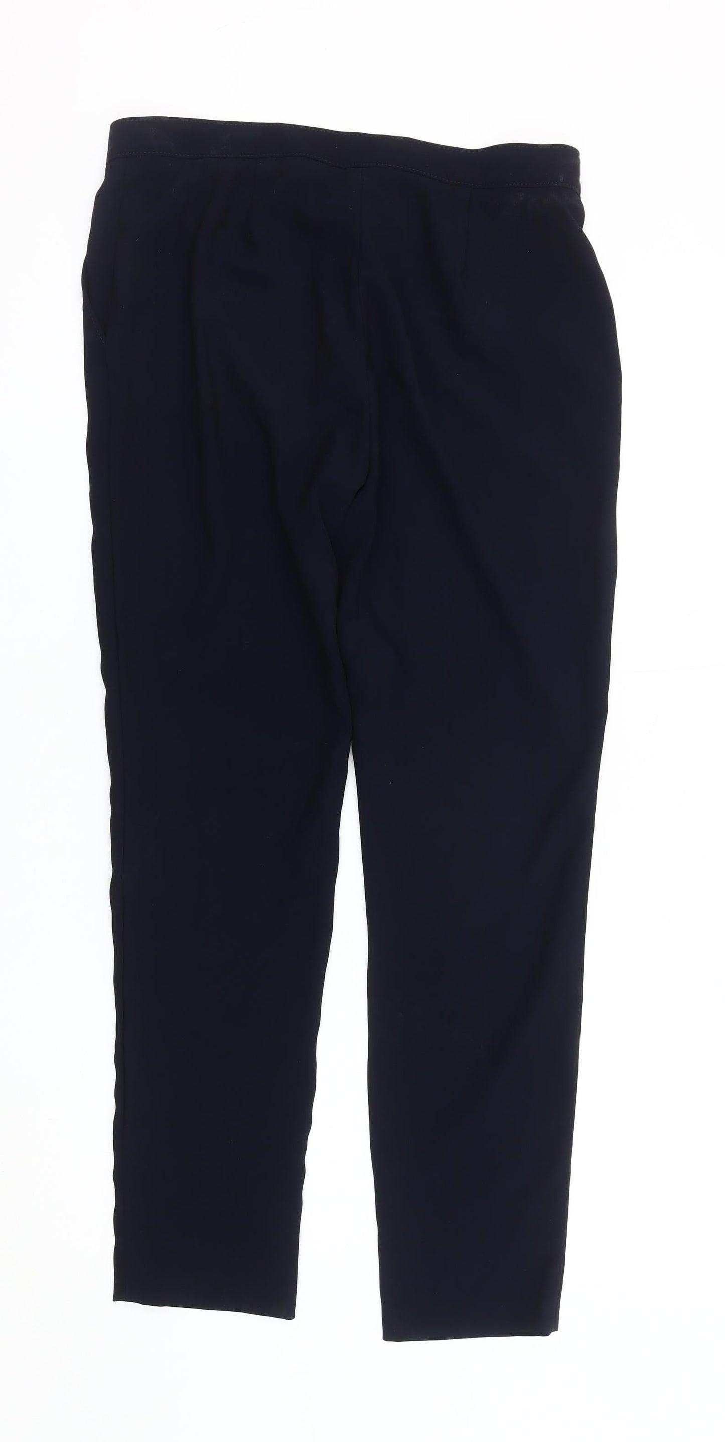 Busy Women's Black Ankle Trousers, Size 14, Straight Leg