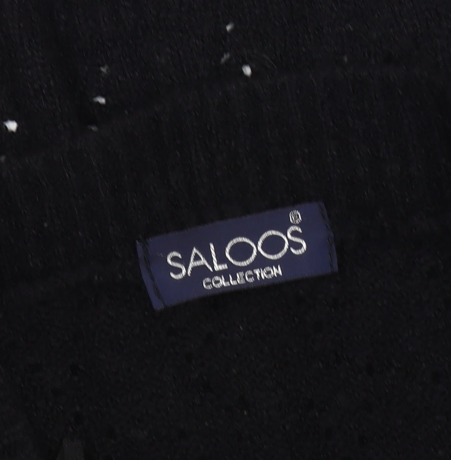 Saloos Women's Black Knit Cardigan - M