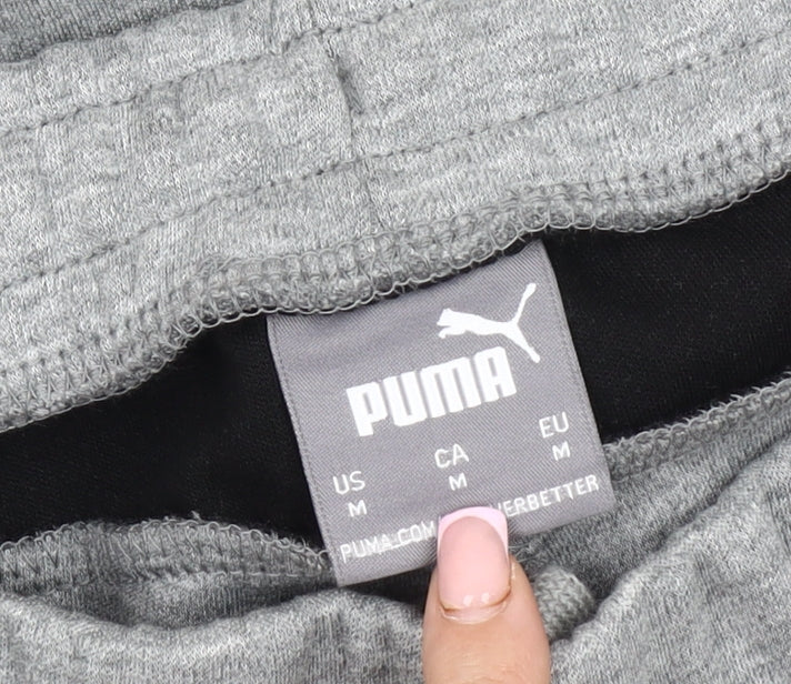 Puma Men's Grey Jogger Trousers - M, Athletic Style