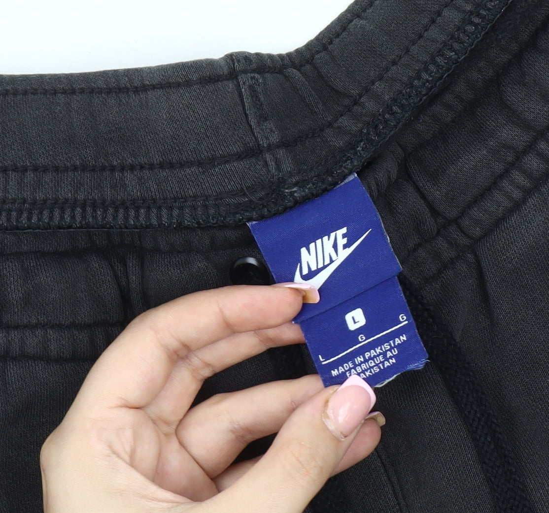 Nike Men's Black Jogger Trousers L - Gym & Training Essential