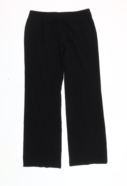 Debenhams Women's Black Straight Trousers Size 14
