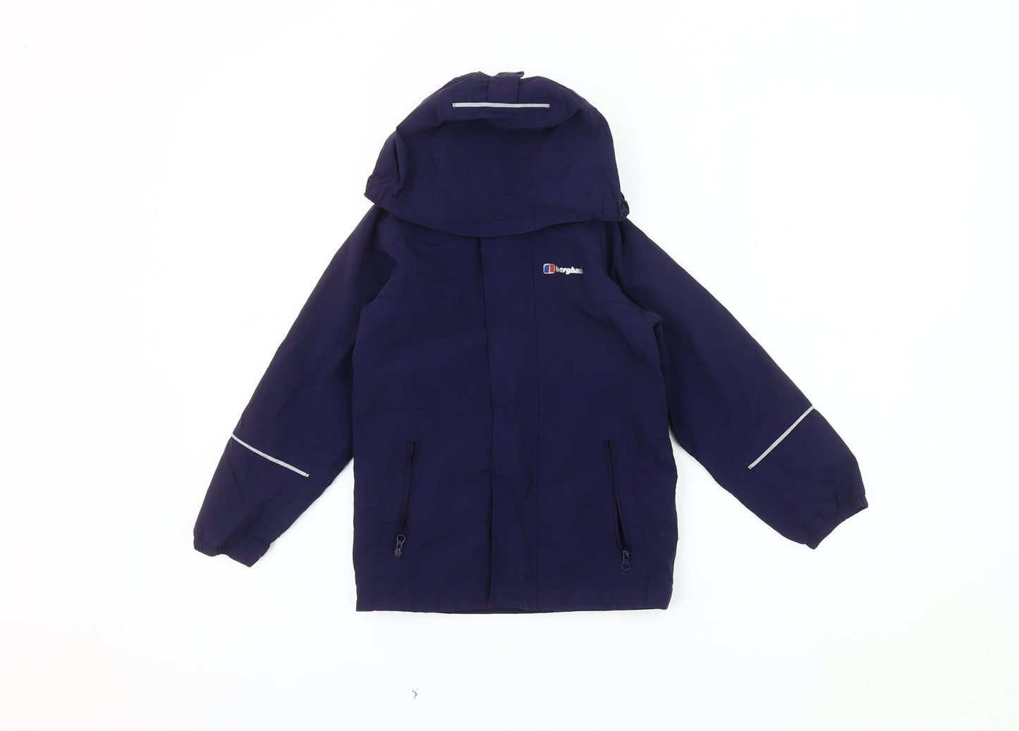 Berghaus Girls Blue Parka Jacket 5-6 Yrs Hooded Autumn