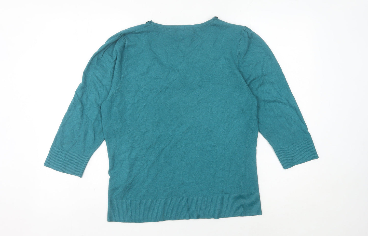 Marks and Spencer Women's Green Pullover Jumper Size 18