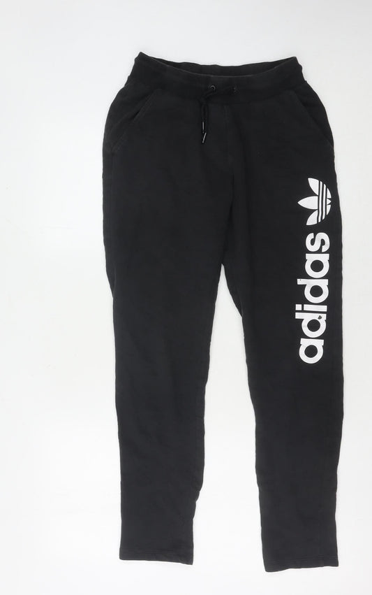 Adidas Women's Black Jogger Trousers - Size S