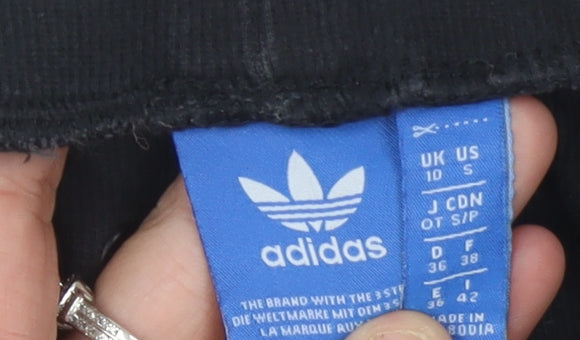 Adidas Women's Black Jogger Trousers - Size S