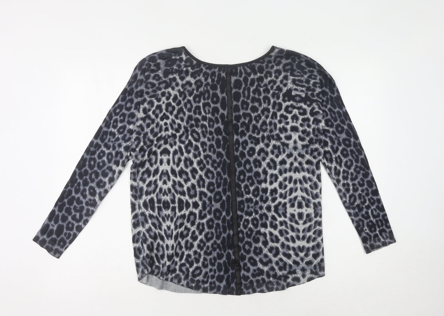 Oasis Womens Multicoloured Animal Print Jumper S