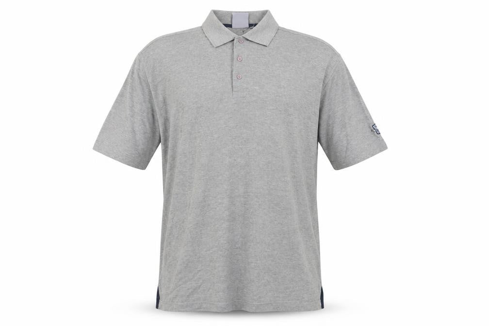 Punch Men’s Grey Polo Shirt XL Collared Solid Sportswear