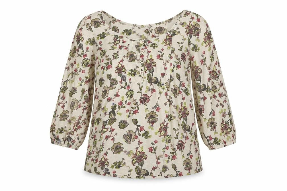 Next Women's Multicoloured Floral Blouse Size 8
