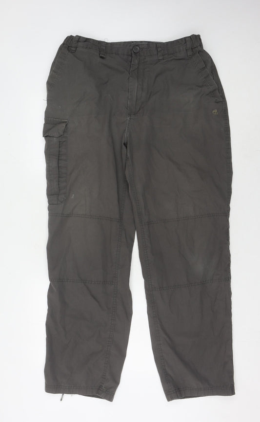 Craghoppers Men's Grey Walking Trousers, Size 36