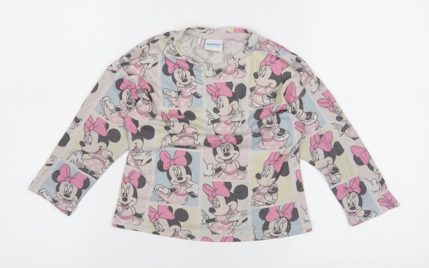 Disney Girls Multicoloured Minnie Mouse Long Sleeve T-Shirt