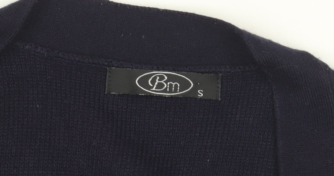 Bm Women's Black Cardigan V-Neck Casual S