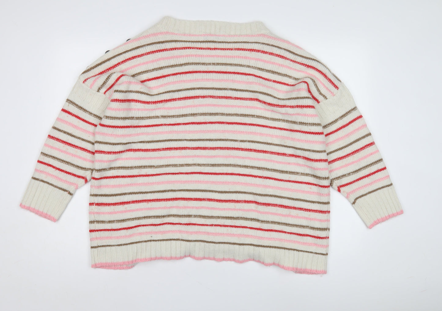 Next Women's Multicoloured XL Striped Pullover Jumper