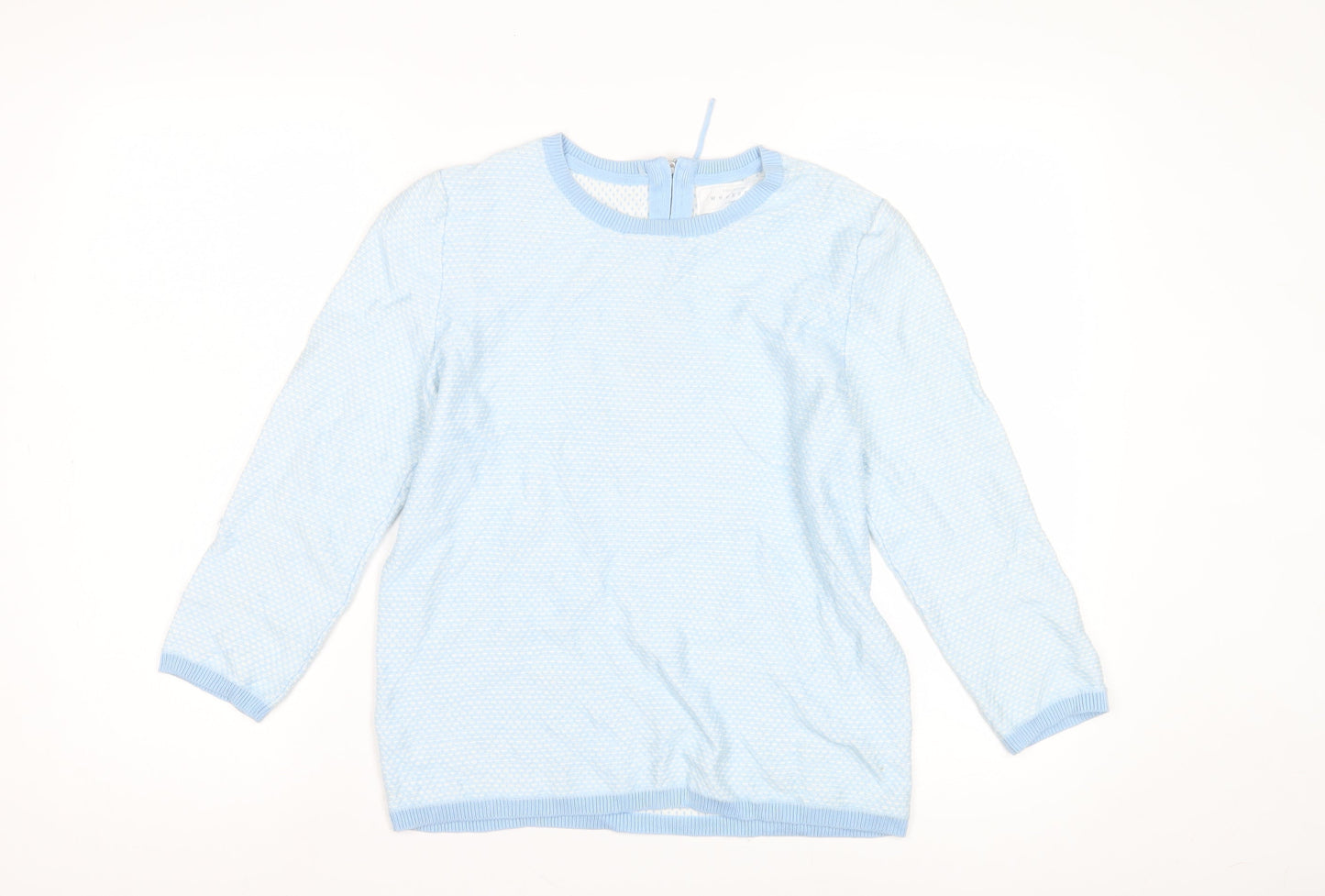 Weekend by John Lewis Women's Blue Crew Neck Jumper Size 6