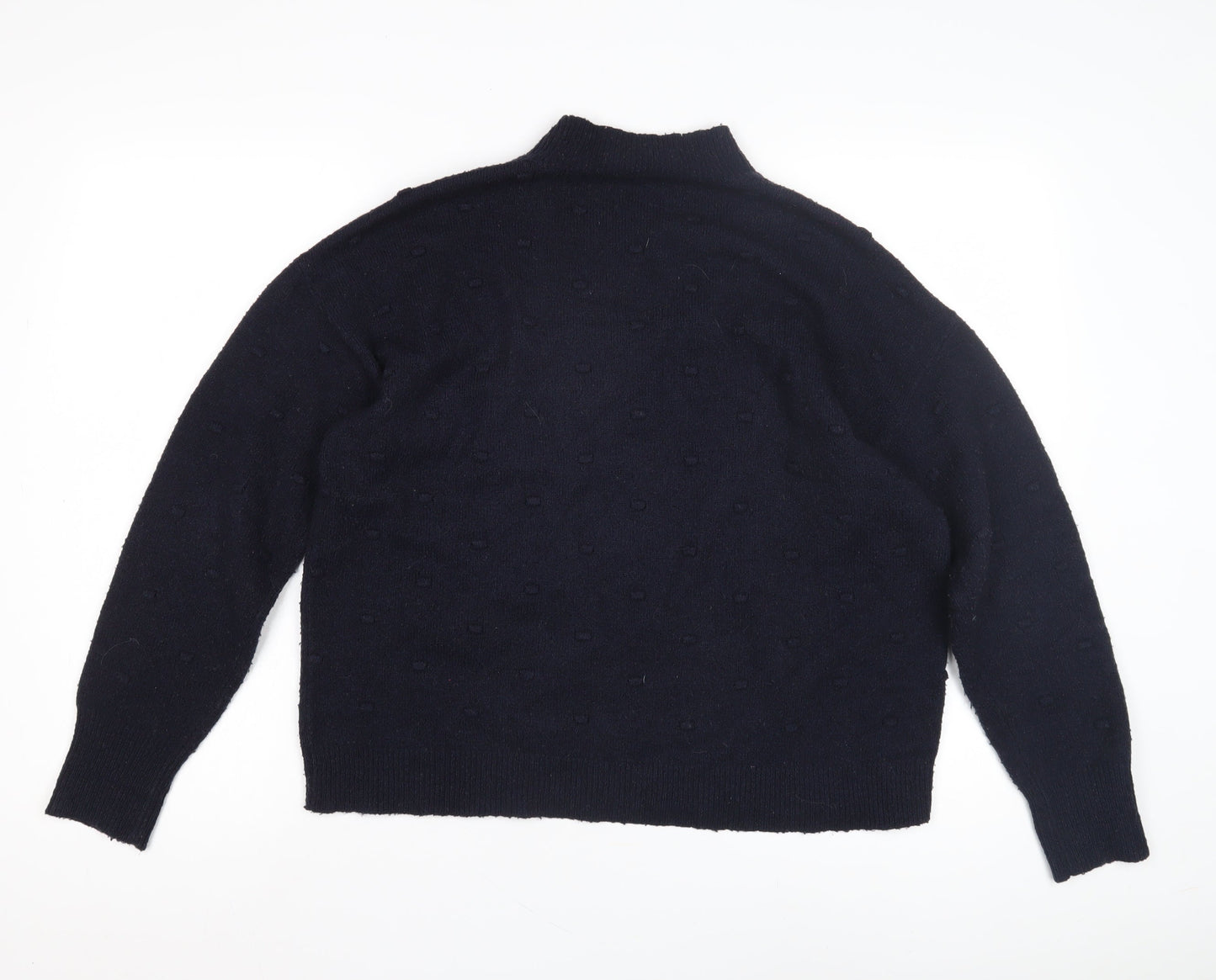Oasis Women's Black Mock Neck Jumper S