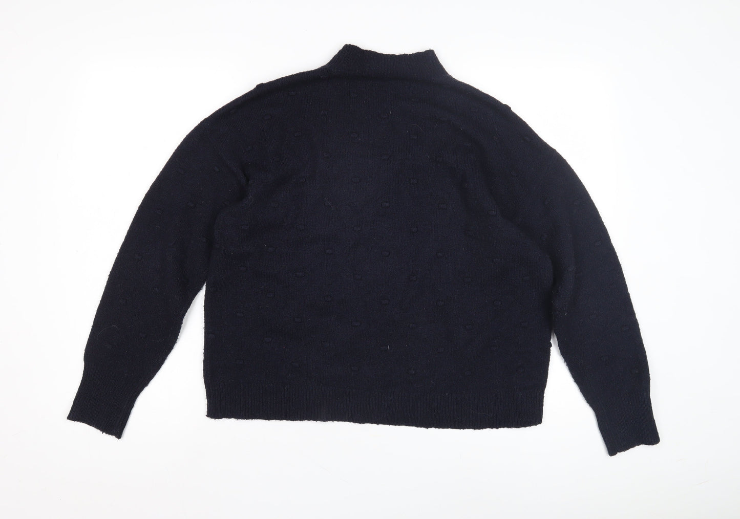 Oasis Women's Black Mock Neck Jumper S