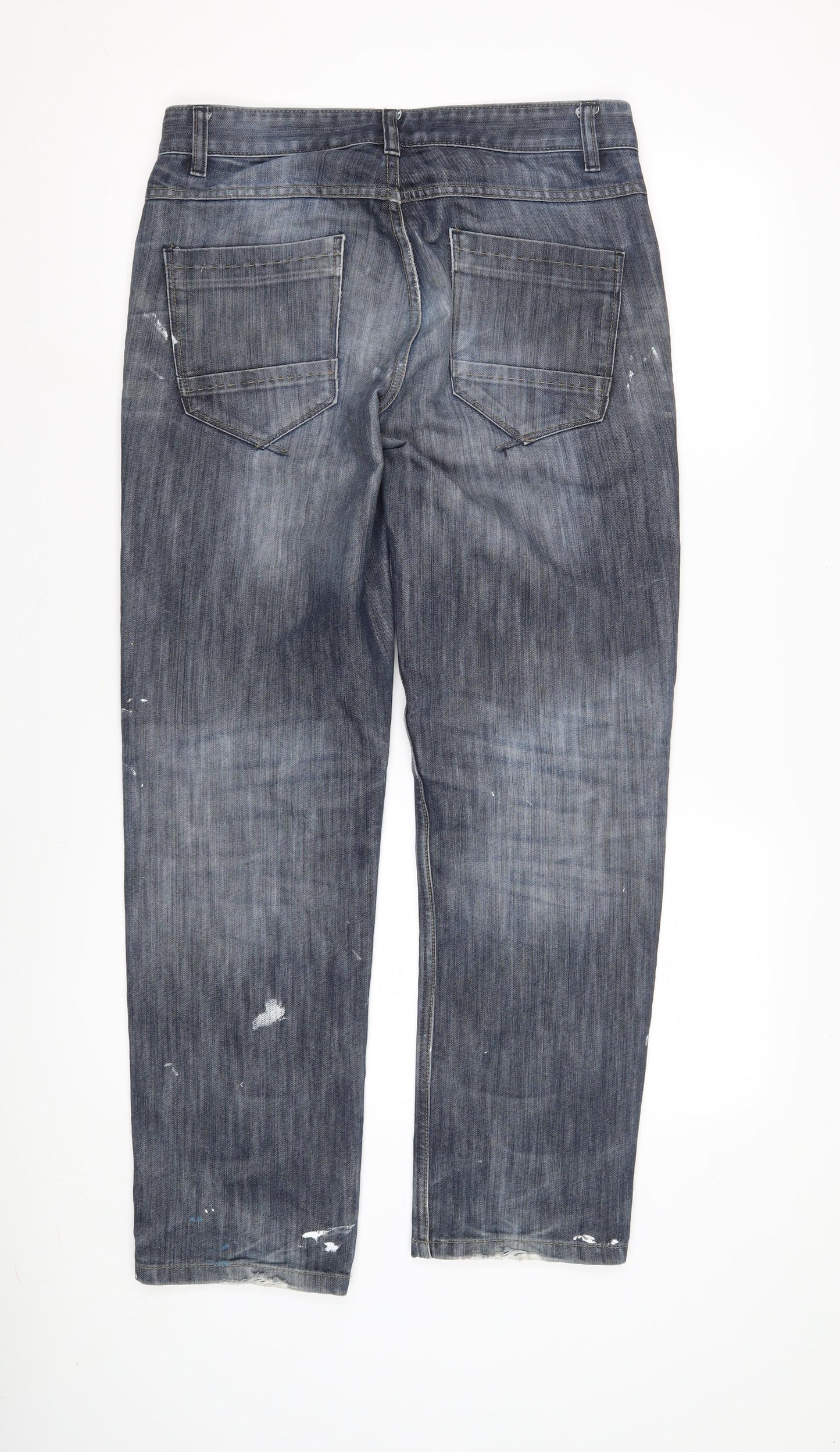 Next Men's Blue Straight Jeans 30 S Regular Fit