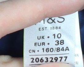 Marks and Spencer Blue Women’s Dress - UK 10, Polyester