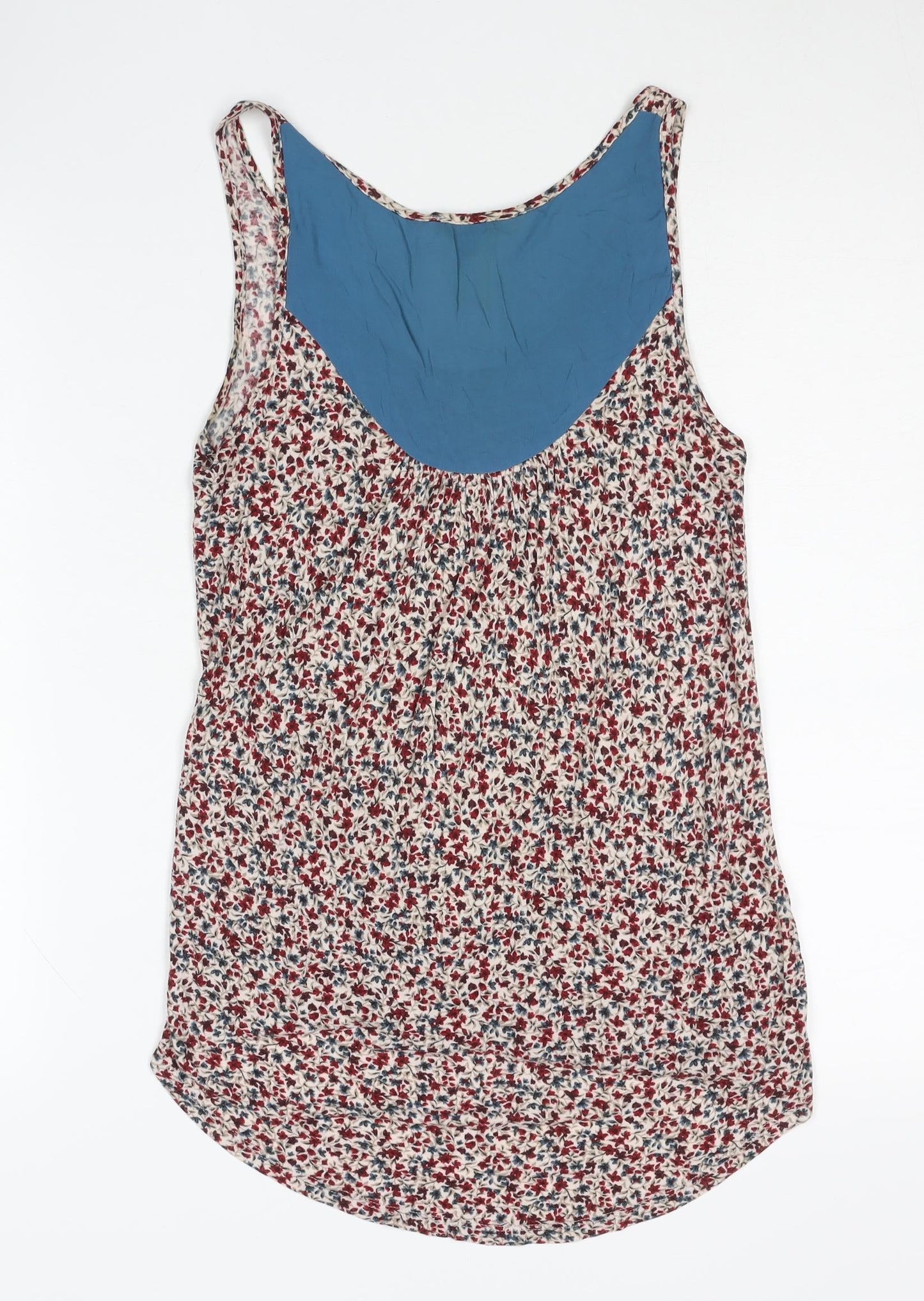 Warehouse Women's Floral Tank Top Size 8 Multicoloured