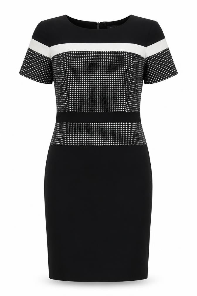 Marks and Spencer Women's Black Sheath Dress, Size 8