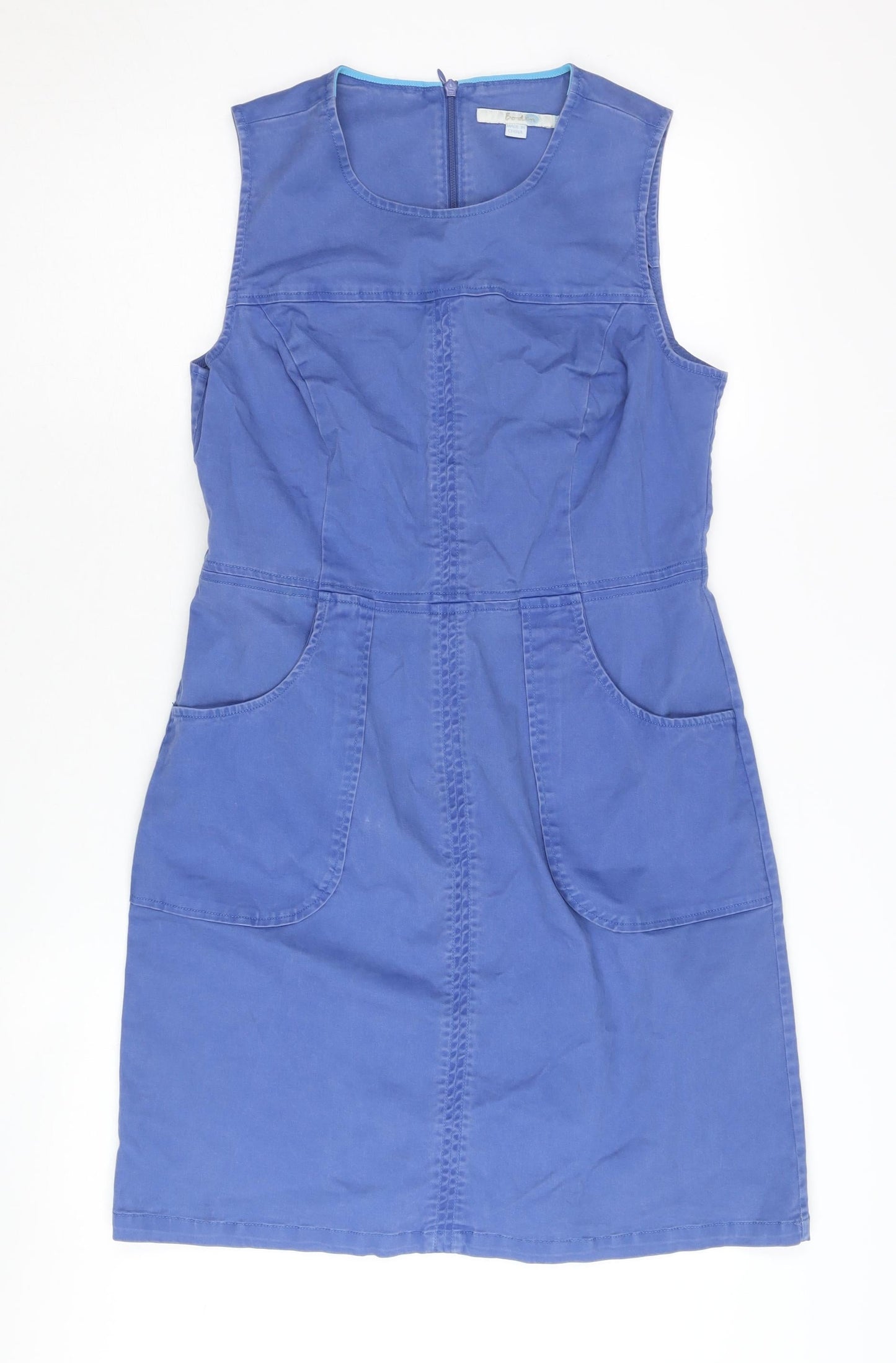 Boden Women's Blue Shift Dress Size 12