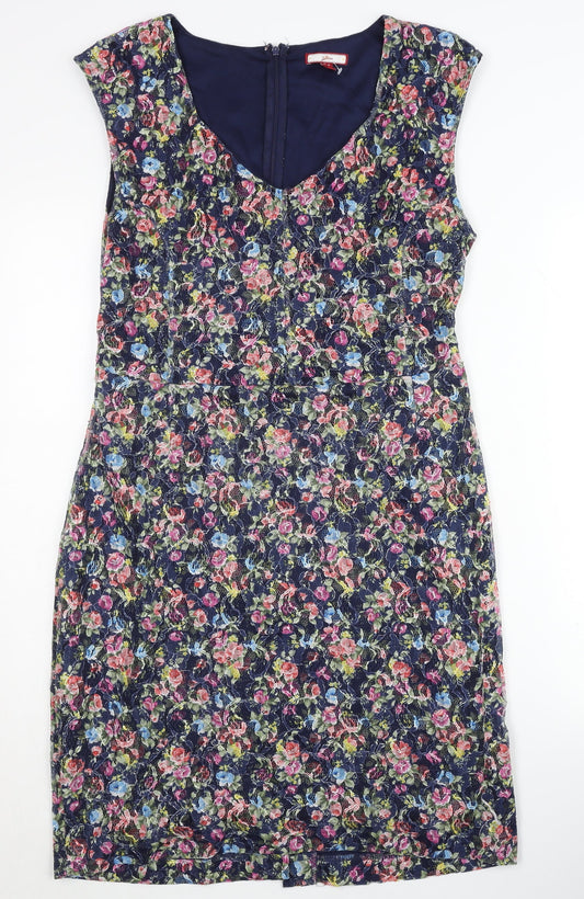 Joe Browns Women's Multicoloured Floral Dress - Size 16