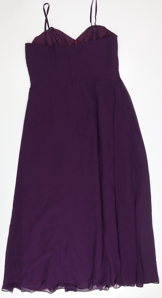 Impression Bridal Women's Purple Long Dress Size 20