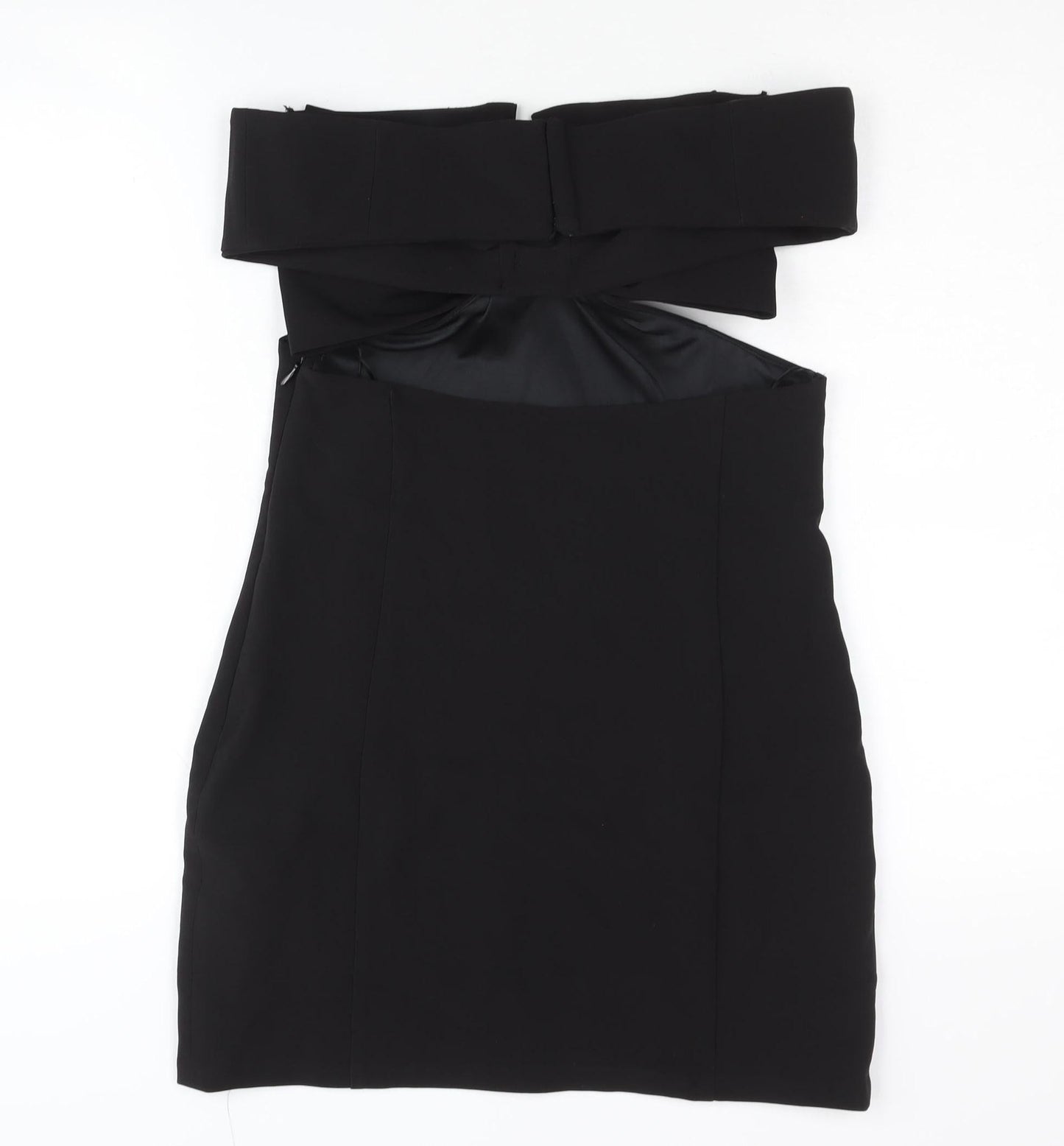 Zara Women's Black Off Shoulder Cocktail Dress L