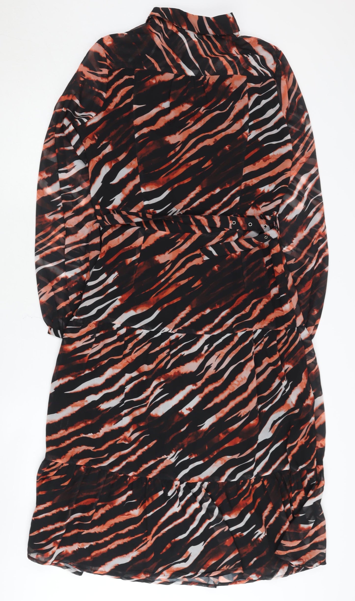 SOSANDAR Women's Multicoloured Shirt Dress Size 10