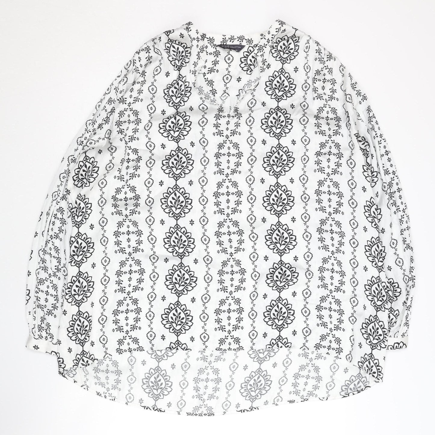 Marks and Spencer Women's White Blouse Size 18
