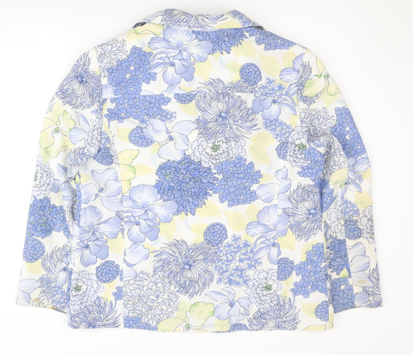 Oscar B Women's Multicoloured Floral Blazer Size 16