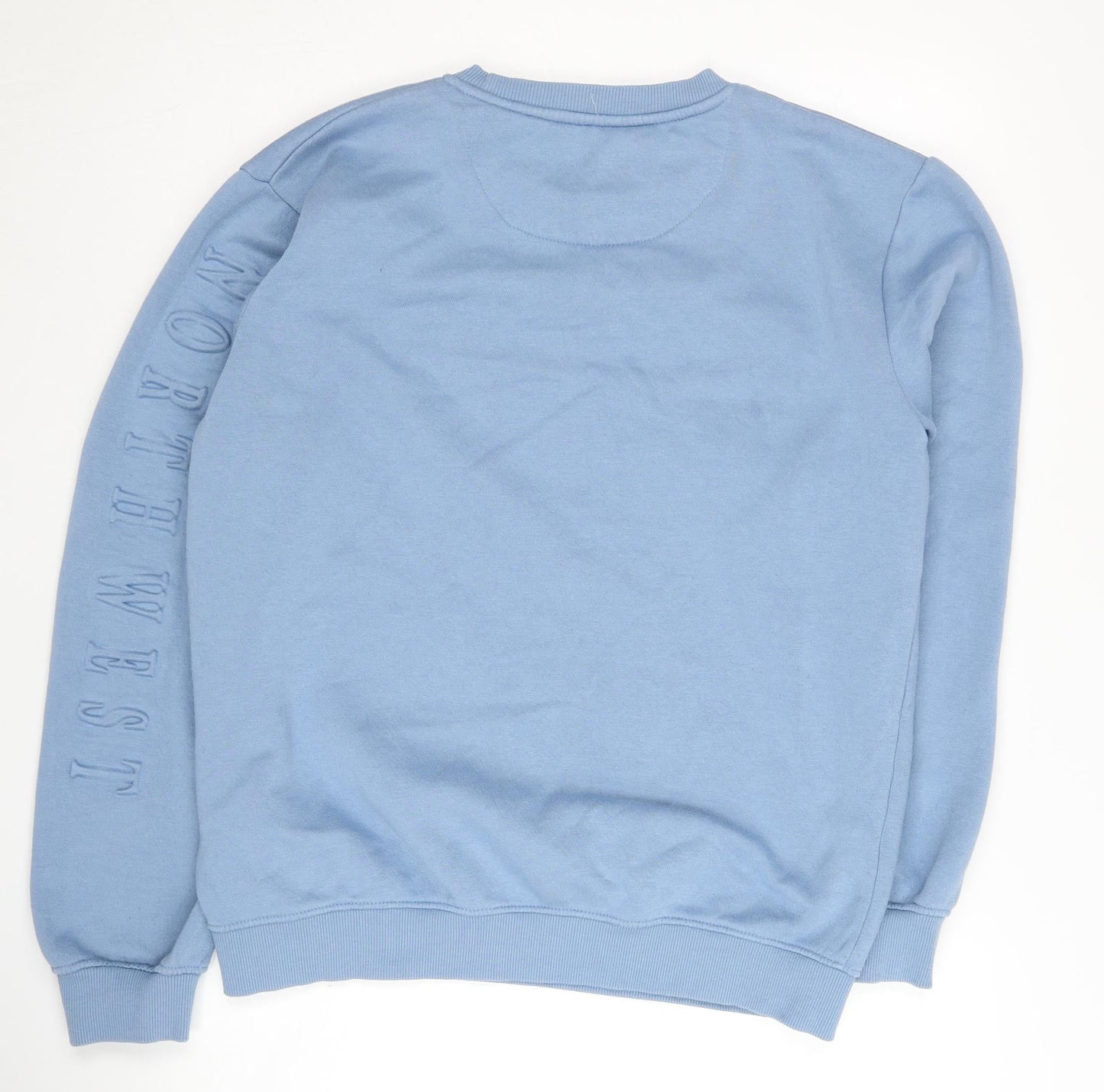 North West Men's Blue Logo Sweatshirt L