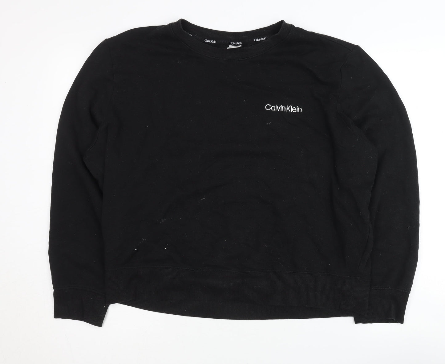 Calvin Klein Women's Black XL Pullover Sweatshirt