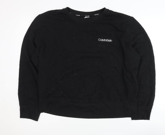 Calvin Klein Women's Black XL Pullover Sweatshirt