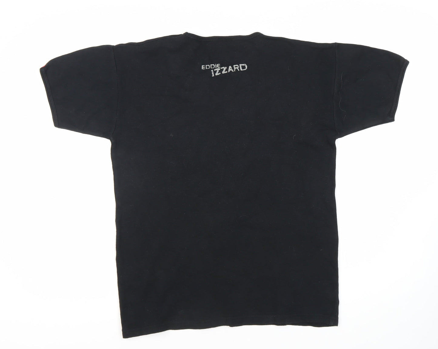 Unisex Adultss UK Size M Ultimate Black 100% Cotton T-Shirt