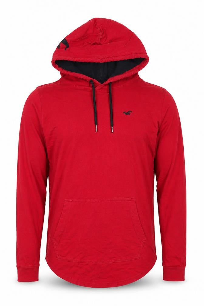 Mens UK S Regular Hollister Red Pullover Hoodie