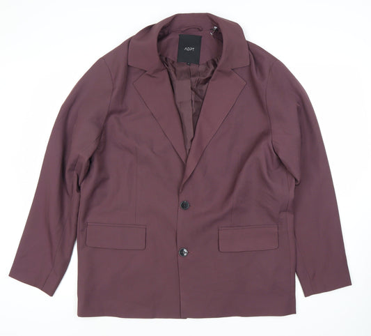 ADPT Women’s Purple Regular Blazer S Classic Style