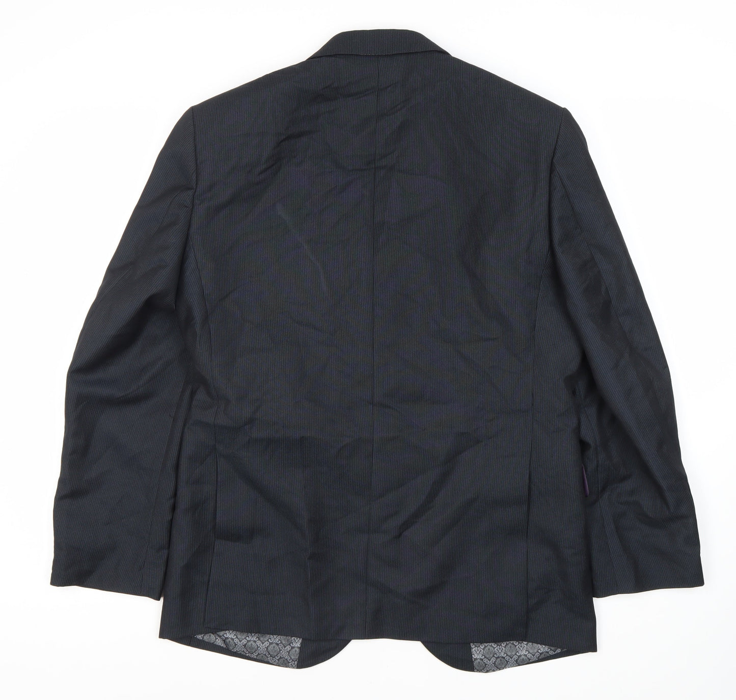 Greenwoods Men's Black Blazer, Size 38 Regular Fit